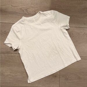 Lululemon Classic White Short Sleeve Tee